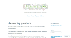 Desktop Screenshot of alearningaday.com